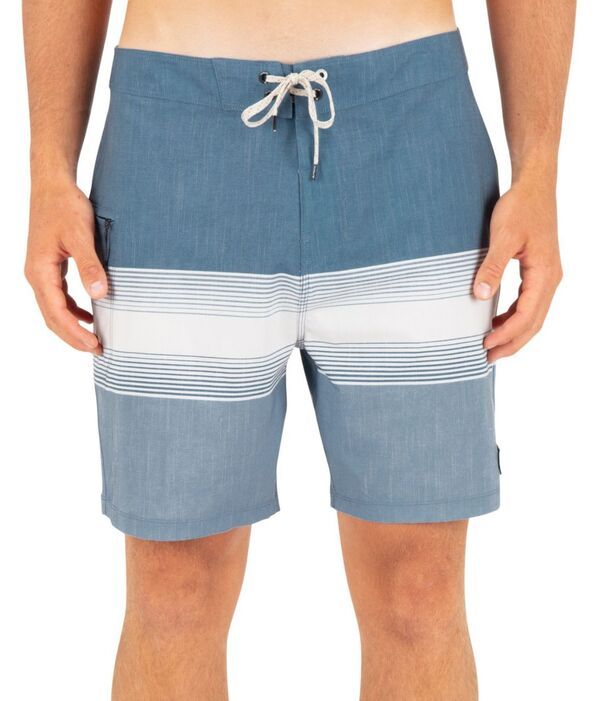 【送料無料】 ハーレー メンズ ハーフパンツ・ショーツ ボトムス Hurley Mens Phantom Eco Classic Slub Zip 18 Boardshorts Worker Blue