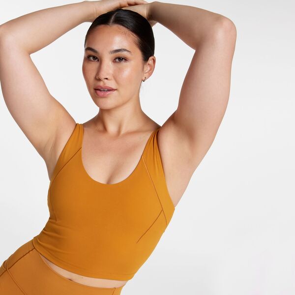 【送料無料】 キャリー レディース シャツ トップス CALIA Womens Inspire Scoop Neck Tank Golden Warmth