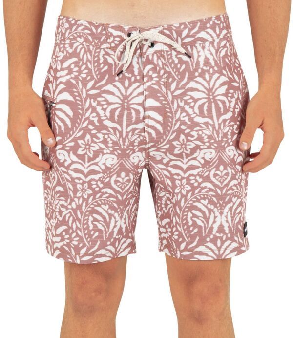 【送料無料】 ハーレー メンズ ハーフパンツ・ショーツ ボトムス Hurley Mens Phantom Eco Classic Slub Zip 18 Boardshorts Phantom Rose