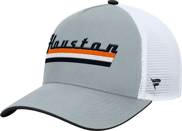 【送料無料】 ファナティクス メンズ 帽子 アクセサリー MLS Adult Houston Dynamo Gray Wordmark Adjustable Trucker Hat NoColor