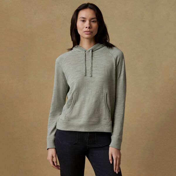 【送料無料】 ファレティ レディース シャツ トップス Faherty Womens Sunwashed Sunray Slub Hoodie Coastal Sage