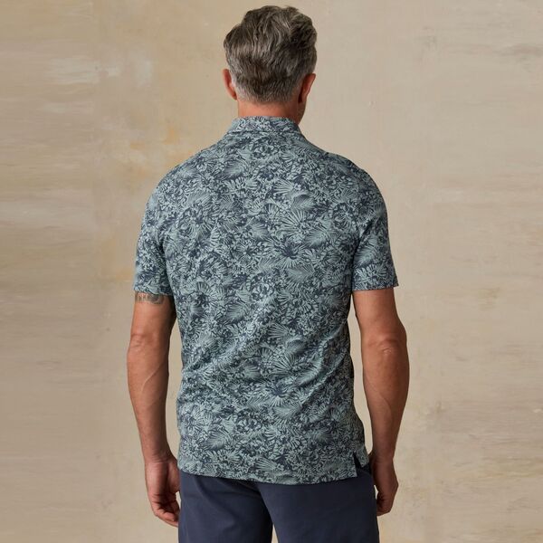 【送料無料】 ファレティ メンズ ポロシャツ トップス Faherty Mens Movement Pique Pocket Short Sleeve Polo Sage Tropical Shadow