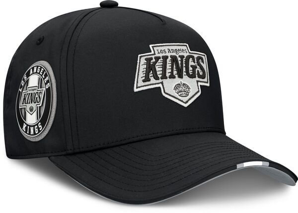 【送料無料】 ファナティクス メンズ 帽子 アクセサリー NHL Adult Los Angeles Kings Black 2025 Draft Podium Adjustable Hat NoColor