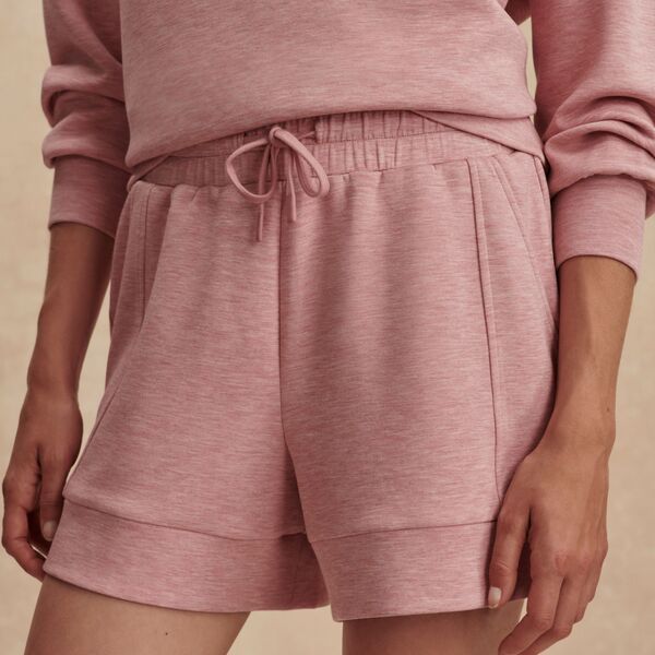 【送料無料】 バーレイ レディース カジュアルパンツ ボトムス Varley Womens Atrium High Rise Short Rose Marl