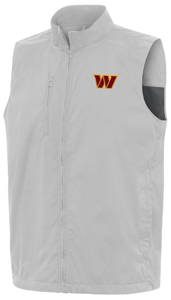 【送料無料】 アンティグア メンズ ベスト トップス Antigua Mens Washington Commanders Brisk Full Zip Vest NoColor