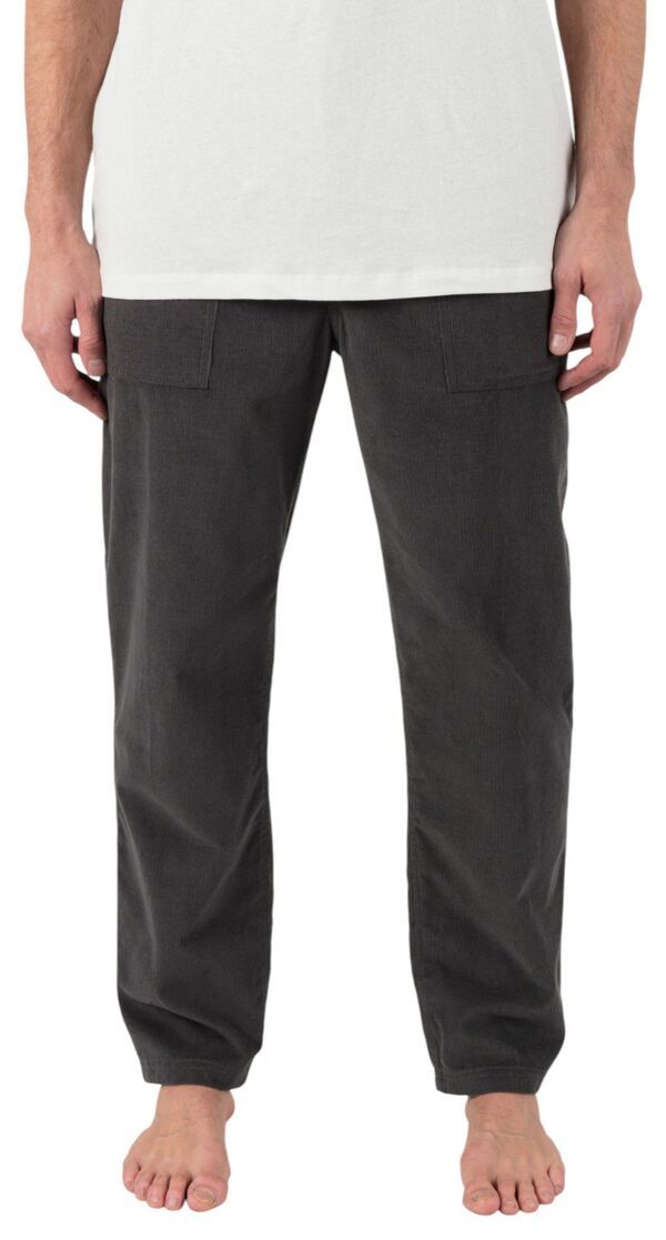 【送料無料】 ハーレー メンズ カジュアルパンツ ボトムス Hurley Mens Baja Straight Leg Corduroy Pants Ion Grey