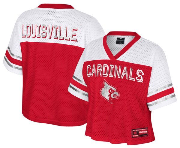 【送料無料】 コロシアム レディース シャツ トップス Colosseum Womens Louisville Cardinals Red Posh Jersey NoColor