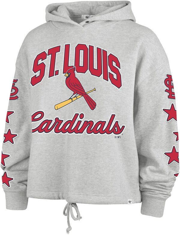 【送料無料】 フォーティーセブン レディース パーカー・スウェット アウター 47 Womens St Louis Cardinals Gray Venice Starry Eyed Hoodie NoColor