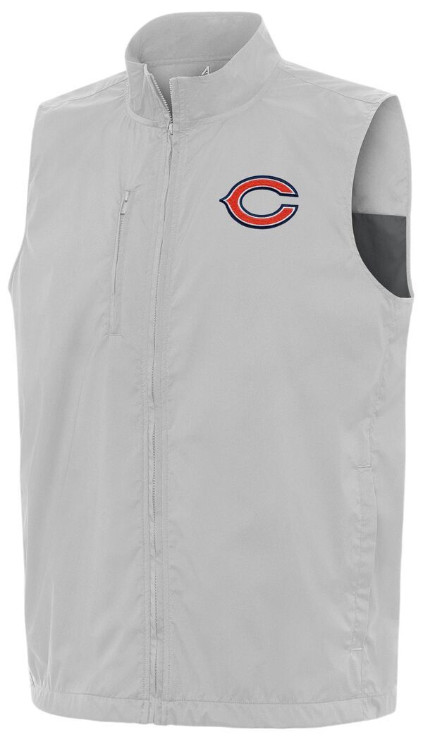 【送料無料】 アンティグア メンズ ベスト トップス Antigua Mens Chicago Bears Brisk Full Zip Vest NoColor 17,870円