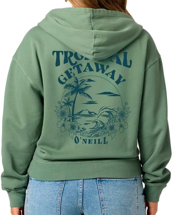 【送料無料】 オニール レディース シャツ トップス ONeill Womens Drift Fleece Hoody Sea Spray