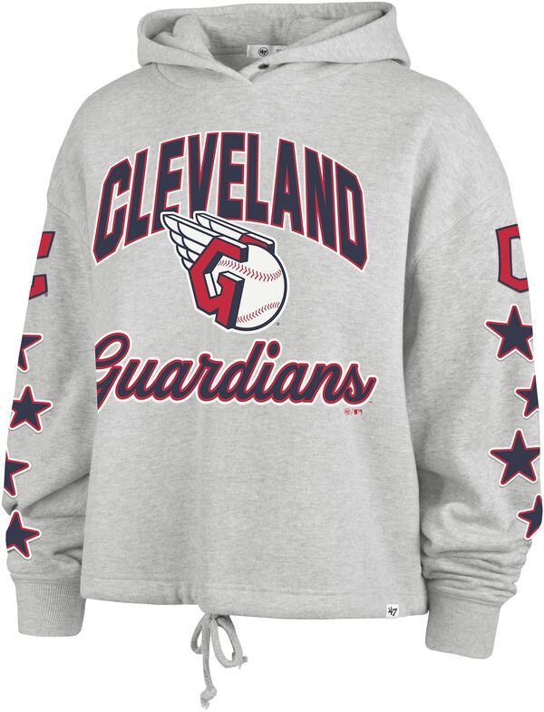 【送料無料】 フォーティーセブン レディース パーカー・スウェット アウター 47 Womens Cleveland Guardians Gray Venice Starry Eyed Hoodie NoColor