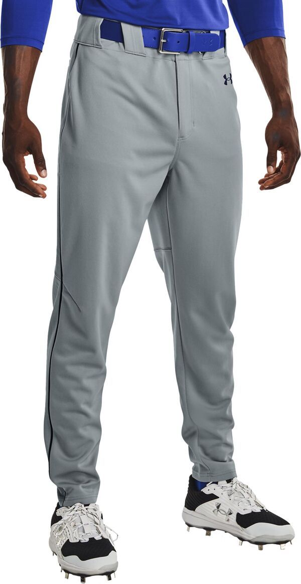 【送料無料】 アンダーアーマー メンズ カジュアルパンツ ボトムス Under Armour Mens Gameday Vanish Piped Baseball Pants Baseball GreyNavy