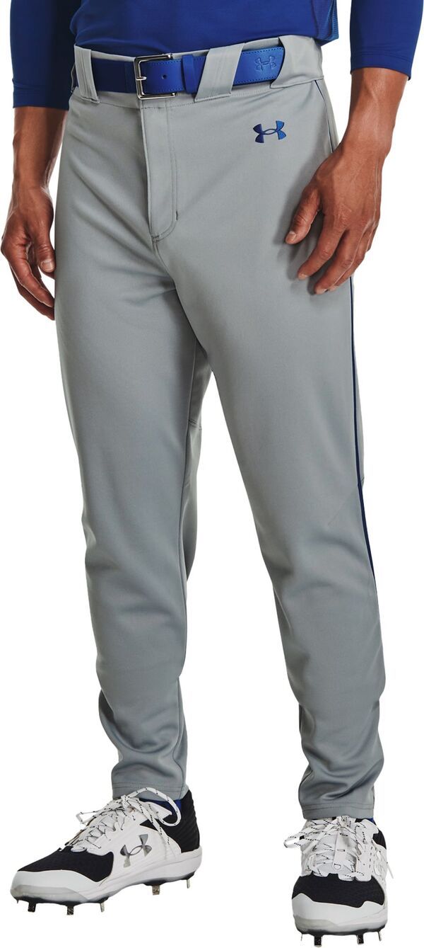 【送料無料】 アンダーアーマー メンズ カジュアルパンツ ボトムス Under Armour Mens Gameday Vanish Piped Baseball Pants Baseball GreyRoyal