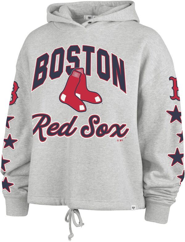【送料無料】 フォーティーセブン レディース パーカー・スウェット アウター 47 Womens Boston Red Sox Gray Venice Starry Eyed Hoodie NoColor