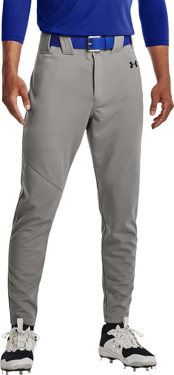 【送料無料】 アンダーアーマー メンズ カジュアルパンツ ボトムス Under Armour Mens Utility Baseball Pants Baseball Grey