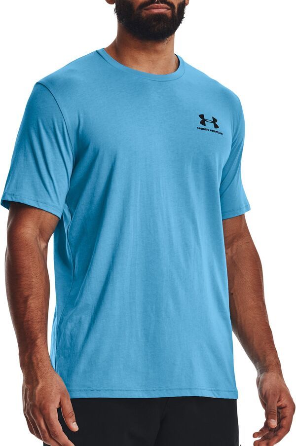 【送料無料】 アンダーアーマー メンズ シャツ トップス Under Armour Mens Sportstyle Left Chest Graphic TShirt Blue TopazBlack