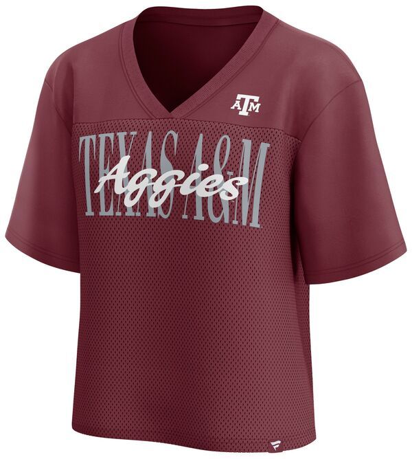 【送料無料】 ファナティクス レディース シャツ トップス NCAA Womens Texas AM Aggies Maroon Fashion Football Jersey NoColor