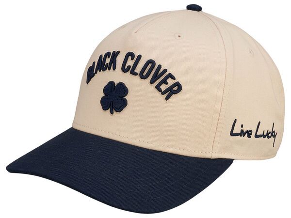 【送料無料】 ブラック クローバー メンズ 帽子 アクセサリー Black Clover Mens Timeless Golf Hat CremeNavy