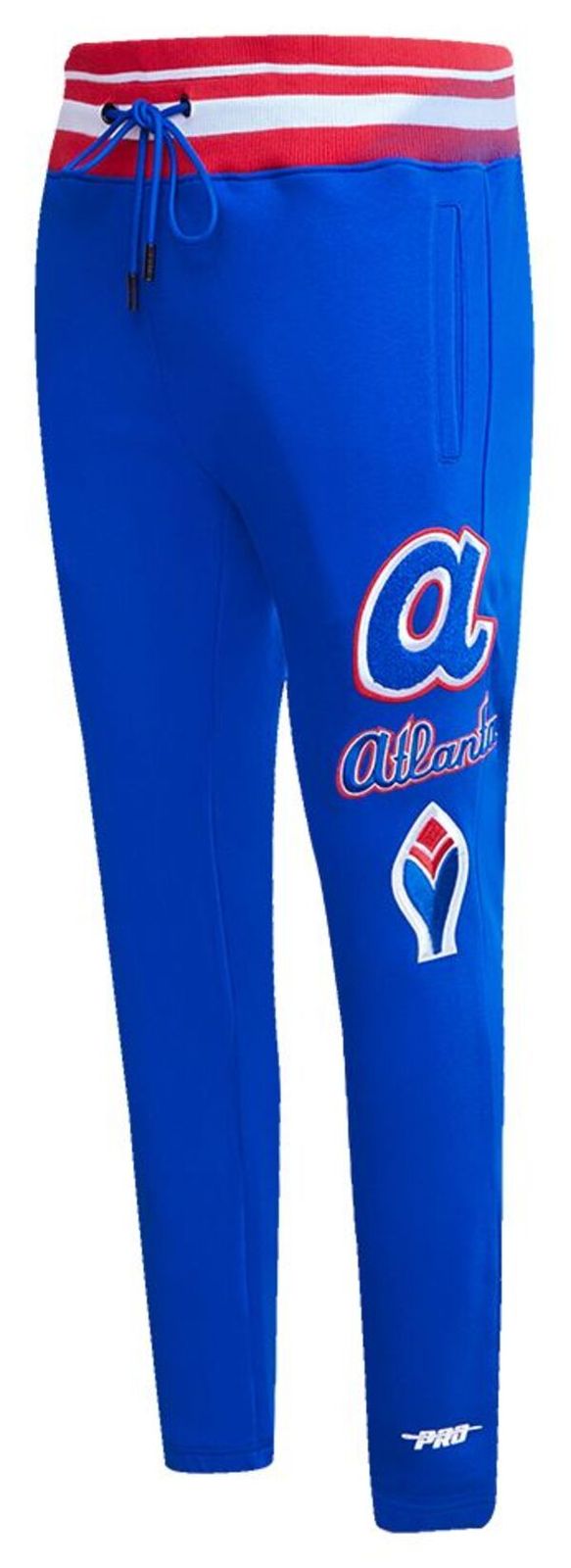 【送料無料】 プロスタンダード メンズ カジュアルパンツ ボトムス Pro Standard Mens Atlanta Braves Retro Fleece Sweatpants Royal