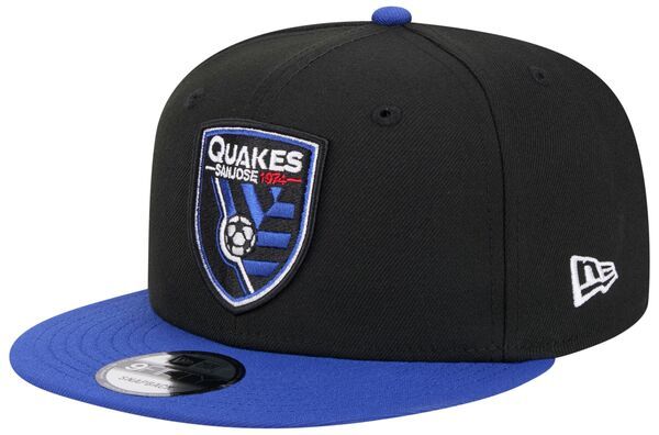 【送料無料】 ニューエラ メンズ 帽子 アクセサリー New Era Adult San Jose Earthquakes Black Logo 9Fifty Adjustable Hat NoColor