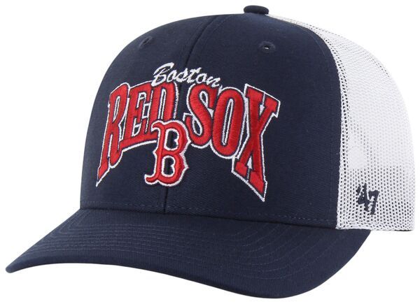 【送料無料】 フォーティーセブン メンズ 帽子 アクセサリー 47 Adult Boston Red Sox Navy Keystone Trucker Adjustable Hat NoColor