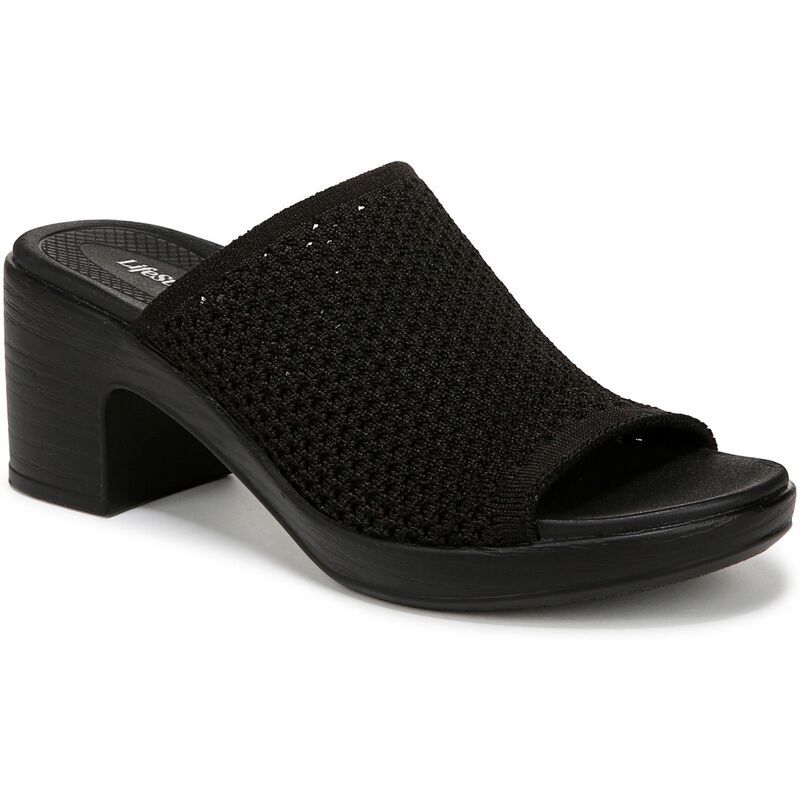 ライフストライド レディース シューズ サンダル ヒール LifeStridella Womens Heeled Slides Black ブラック