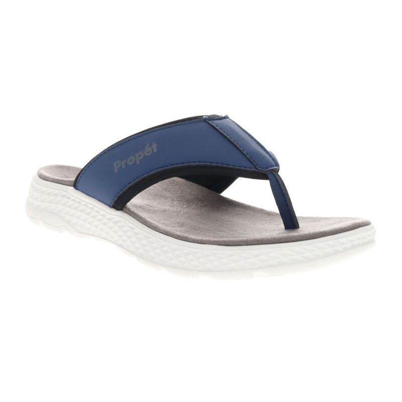 プロペット レディース シューズ サンダル PropetravelActiv FT Womens Thong Sandals Navy ネイビー