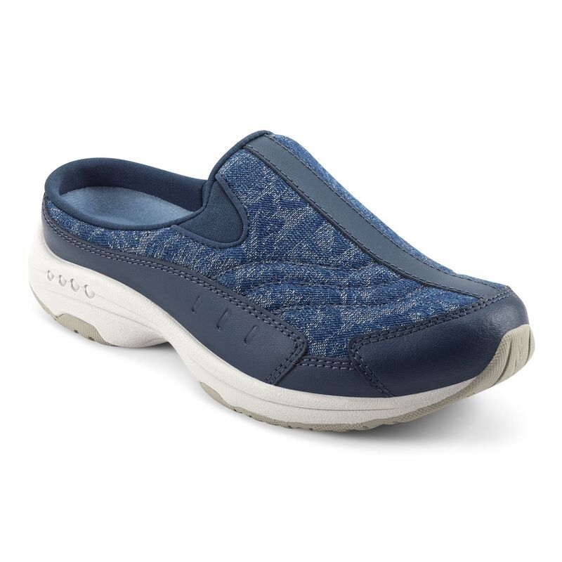 イージースピリット レディース シューズ スニーカー Easy Spiritraveltime Womens Fashion Mules Denim Floral デニム