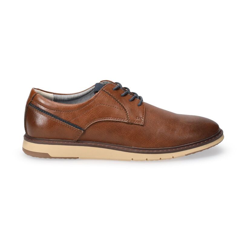 ソノマ メンズ シューズ オックスフォード Sonoma Goods For Life Wendl Freer Test Mens Memory Foam Casual Oxfords Cognac