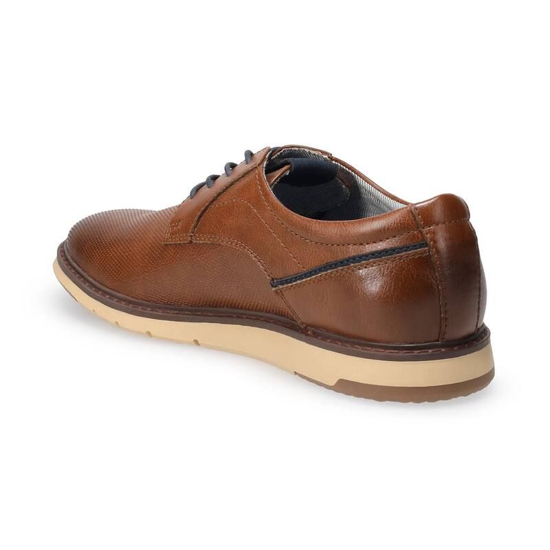 ソノマ メンズ シューズ オックスフォード Sonoma Goods For Life Wendl Freer Test Mens Memory Foam Casual Oxfords Cognac