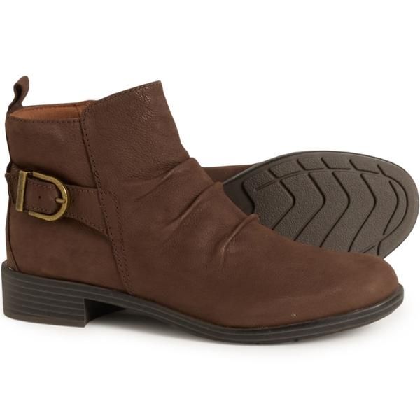 コブ ヒル レディース シューズ ブーツ・レインブーツ レザー Cobb Hill Nessa Booties Leather For Women Dark Brown ブラウン