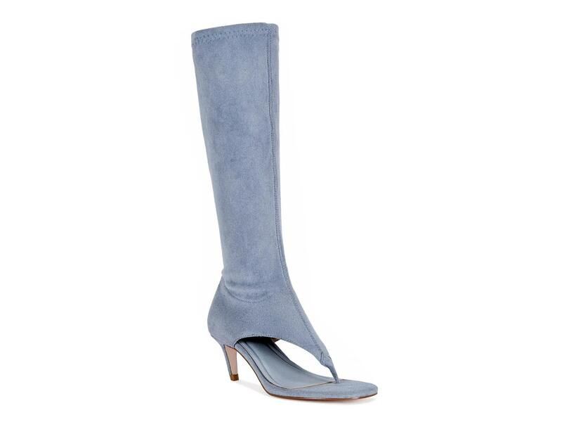 アザレア ワン レディース シューズ ブーツ・レインブーツ Azalea WangCecile Boot Blue Denim デニム