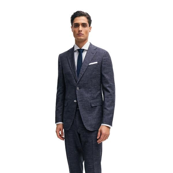 ボス メンズ アウター ジャケット・ブルゾン Boss Mens Hutson Formal Jacket Dark Blue ブルー