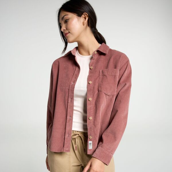 アルパインデザイン レディース トップス シャツ コーデュロイ Alpine Design Womens Corduroy Shirt Washed Mauve