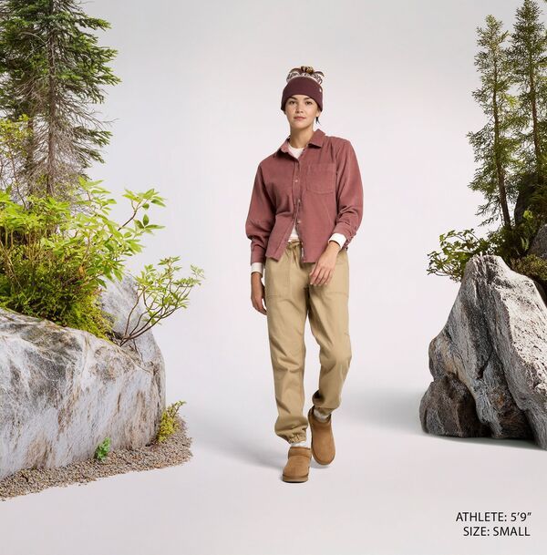 アルパインデザイン レディース トップス シャツ コーデュロイ Alpine Design Womens Corduroy Shirt Washed Mauve