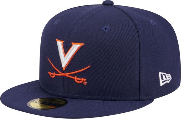 ニューエラ メンズ アクセサリー 帽子 New Era Mens Virginia Cavaliers Blue 59Fifty Fitted Hat NoColor ブルー