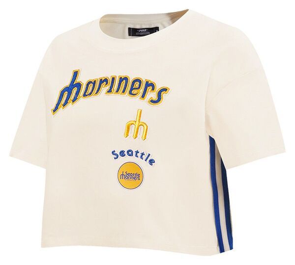 プロスタンダード レディース トップス Tシャツ Pro Standard Womenseattle Mariners Retro Boxy TShirt Cream クリーム