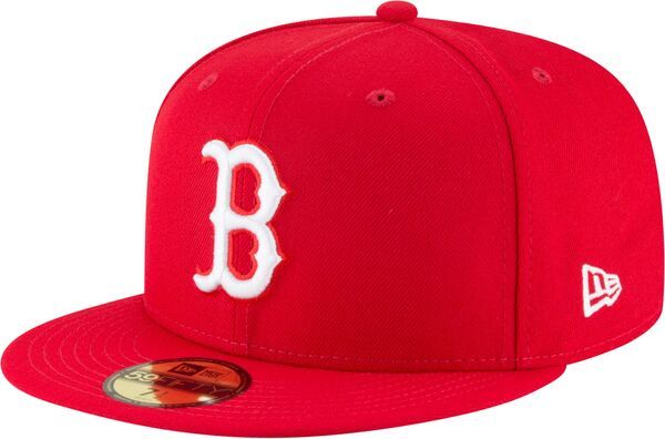 ニューエラ メンズ アクセサリー 帽子 New Era Mens Boston Red Sox 59Fifty Basic Red Fitted Hat NoColor レッド