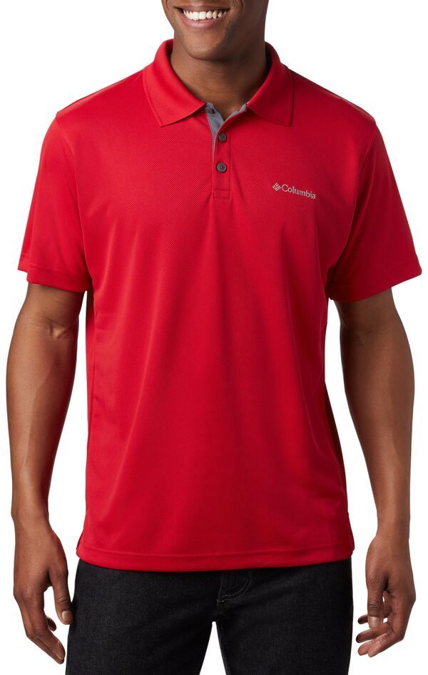 コロンビア メンズ トップス ポロシャツ Columbia Mens Utilizer Polo Mountain Red レッド