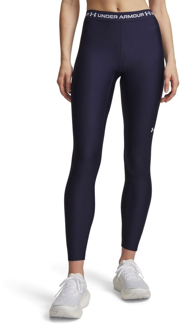 アンダーアーマー レディース ボトムス レギンス Under Armour Womens HeatGear Leggings Midnight NavyWhite ホワイト