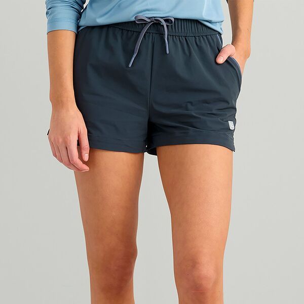 フック レディース ボトムス ハーフパンツ・ショーツ HUK Womens Embark Short Seastorm