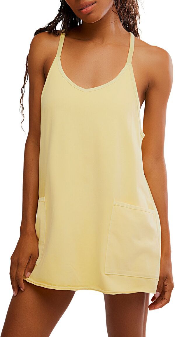 フリーピープル レディース トップス ワンピース ミニ FP Movement Womens Hot Shot Mini Dressunlit Yellow イエロー