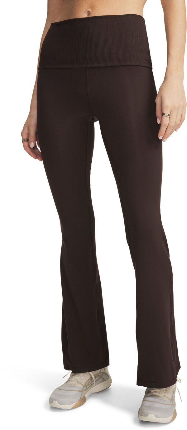 アンダーアーマー レディース ボトムス カジュアルパンツ Under Armour Womens Meridian Rib Foldover Flare Pants Kona BrownKona Brown ブラウン
