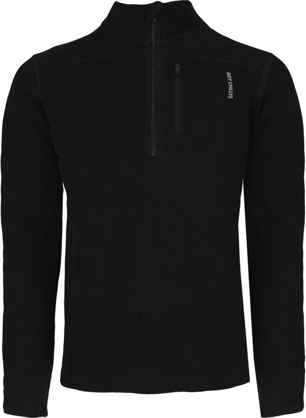 ホットチリーズ メンズ トップス シャツ フリース Hot Chillys Mens La Montana Fleece Zip T BlackBlack ブラック