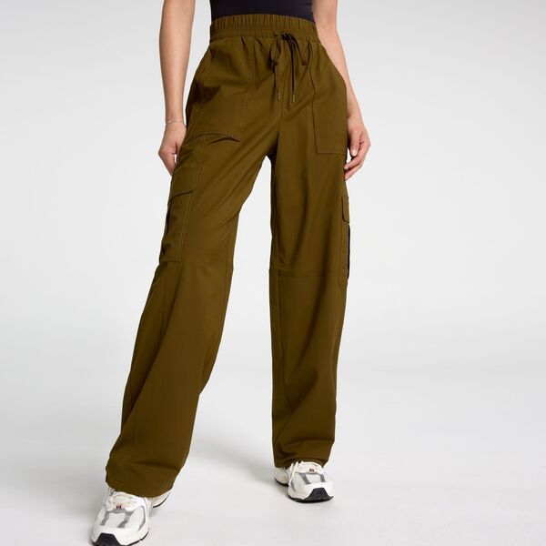 キャリー レディース ボトムス カジュアルパンツ カーゴパンツ CALIA Womens Effortless Nyluxe Cinch Cargo Pant Darkhaki Olive オリーブ