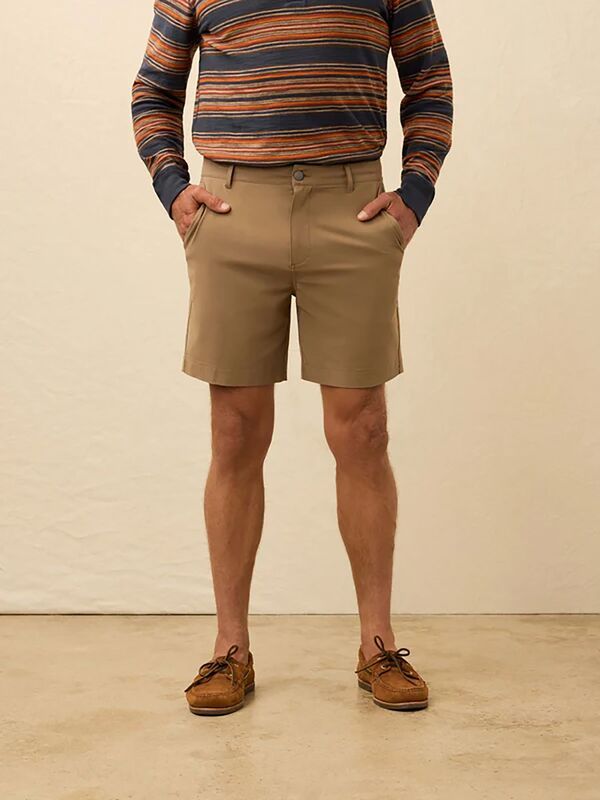 ファレティ メンズ ボトムス ハーフパンツ・ショーツ ショートパンツ Faherty Mens All Day Shorts 20 7 Island Brown ブラウン