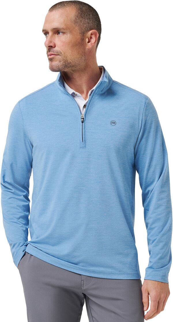 トラビスマヒュー メンズ トップス シャツ TravisMathew Mens Heater Pro Golf Zipacificoast