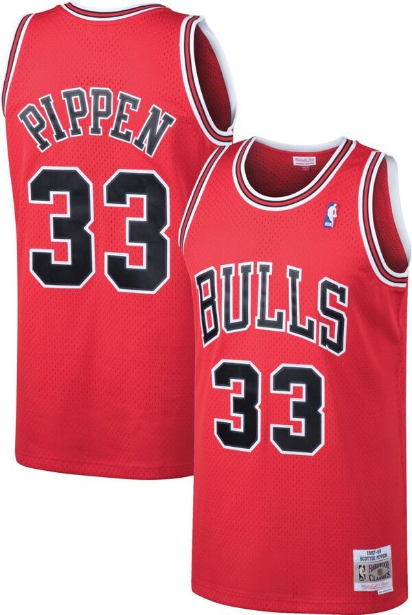 ミッチェルネス メンズ トップス シャツ ジャージー Mitchell Ness Mens Chicago Bullscottie Pippen 33 Swingman Jersey NoColor