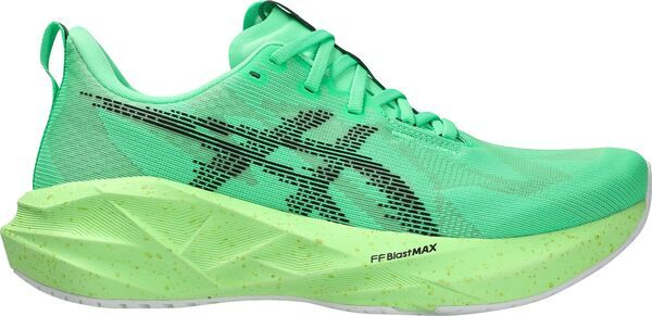 アシックス メンズ シューズ スニーカー ASICS Mens NOVABLAST 5 Running Shoes Vital GreenBlack ブラック