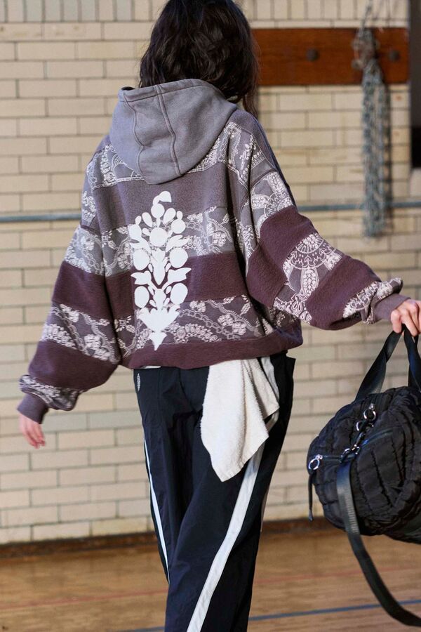 フリーピープル レディース アウター パーカー・スウェット ロゴ FP Movement Womens Final Call Bandana Logo Hoodie Chocolate Combo チョコレート